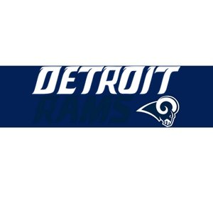 Detroit Rams Superbowl 2022 Bumper Sticker