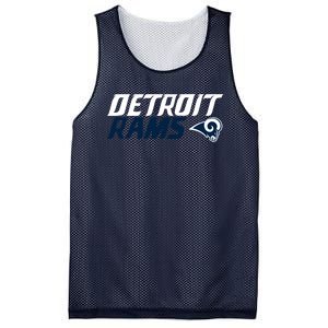 Detroit Rams Superbowl 2022 Mesh Reversible Basketball Jersey Tank