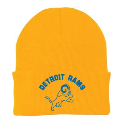 Detroit Rams Knit Cap Winter Beanie