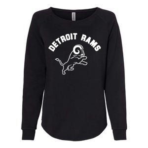 Detroit Rams Womens California Wash Sweatshirt