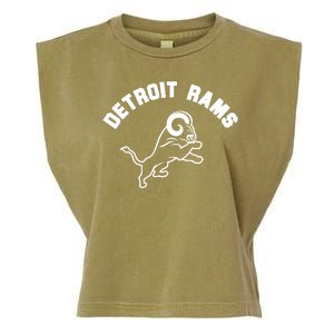 Detroit Rams Garment-Dyed Women's Muscle Tee