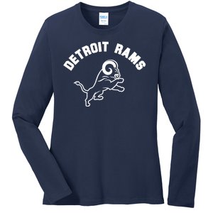 Detroit Rams Ladies Long Sleeve Shirt