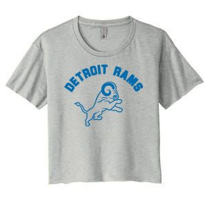 Detroit Rams Women's Crop Top Tee