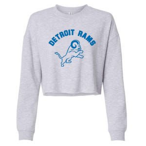 Detroit Rams Cropped Pullover Crew