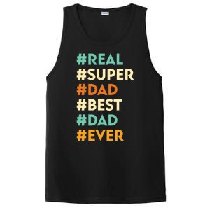 Dad Real Super Dad Best Dad Ever Funny Father's Day PosiCharge Competitor Tank