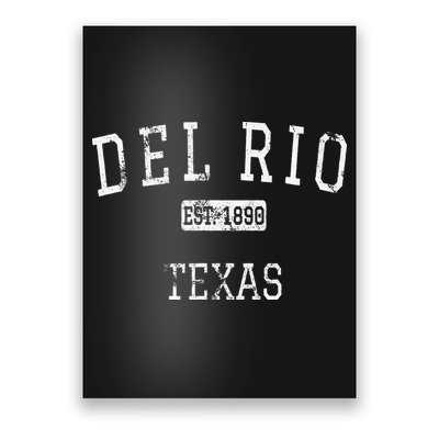 Del Rio Texas TX Vintage Poster