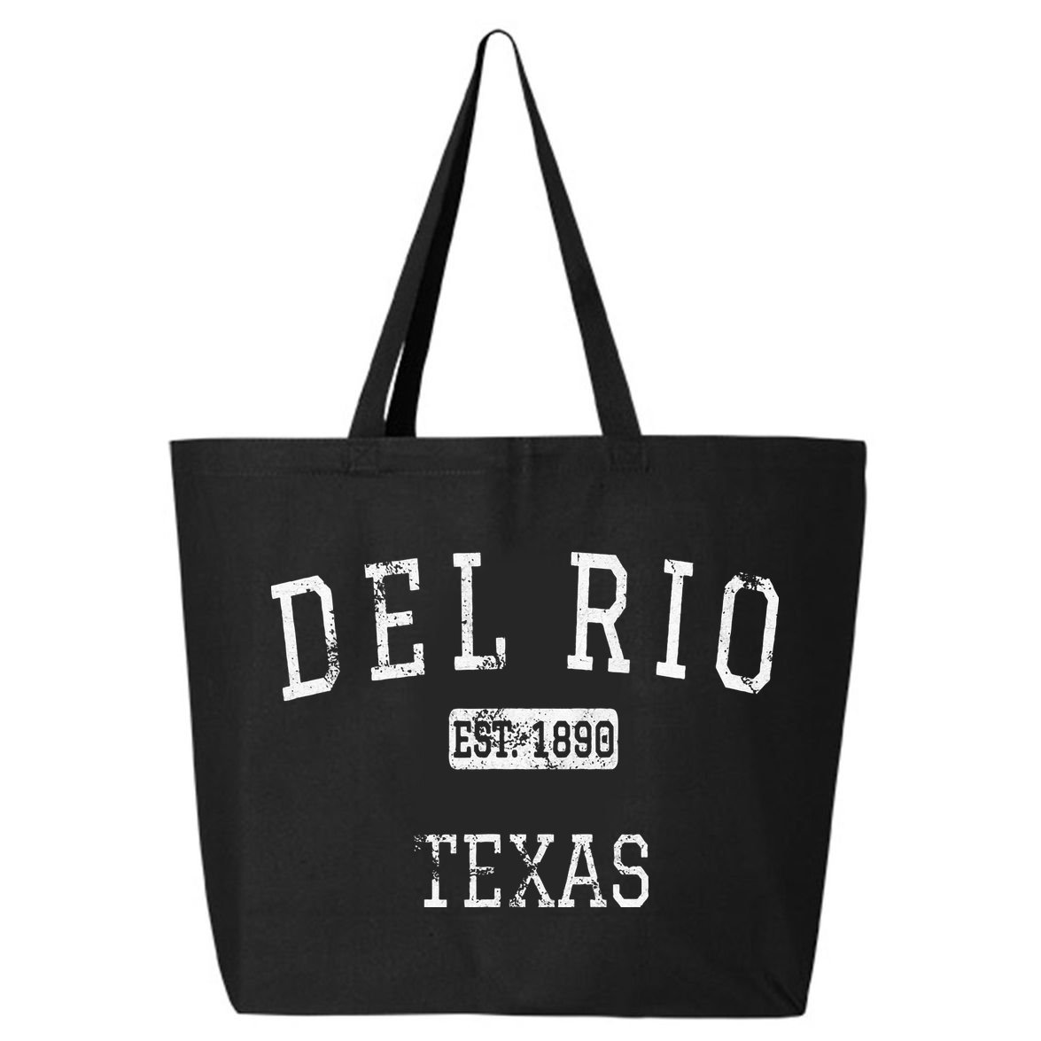 Del Rio Texas TX Vintage 25L Jumbo Tote