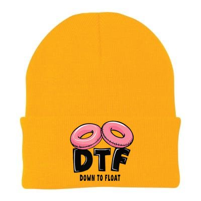 Dtf River Tubing Down To Float Summer Float Trip Knit Cap Winter Beanie