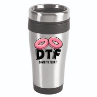 Dtf River Tubing Down To Float Summer Float Trip 16oz Travel Tumbler