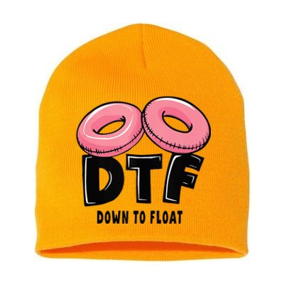 Dtf River Tubing Down To Float Summer Float Trip Short Acrylic Beanie