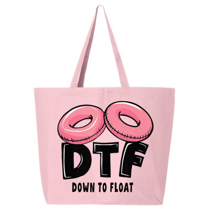 Dtf River Tubing Down To Float Summer Float Trip 25L Jumbo Tote