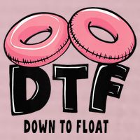 Dtf River Tubing Down To Float Summer Float Trip 25L Jumbo Tote