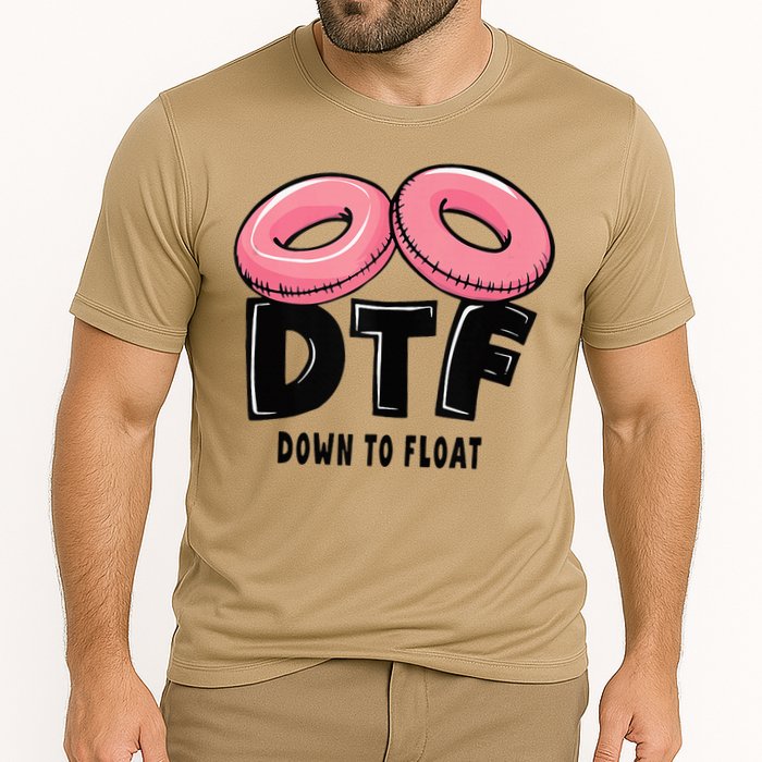 Dtf River Tubing Down To Float Summer Float Trip Performance Shirt