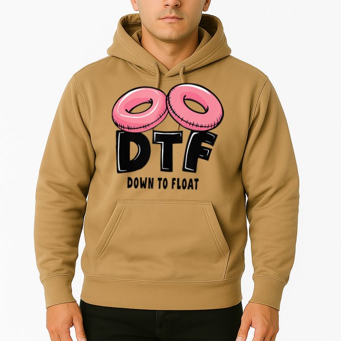 Dtf River Tubing Down To Float Summer Float Trip Hoodie
