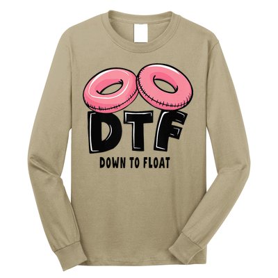 Dtf River Tubing Down To Float Summer Float Trip Long Sleeve Shirt