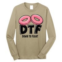 Dtf River Tubing Down To Float Summer Float Trip Long Sleeve Shirt