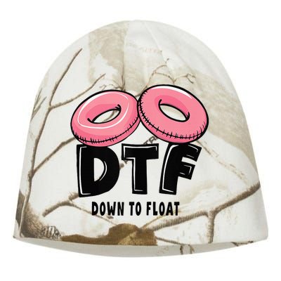 Dtf River Tubing Down To Float Summer Float Trip Kati - Camo Knit Beanie