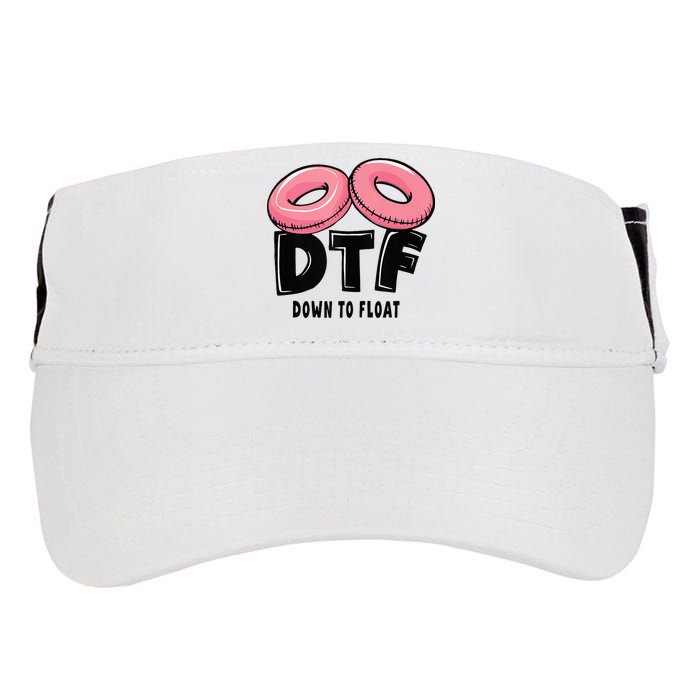 Dtf River Tubing Down To Float Summer Float Trip Adult Drive Performance Visor