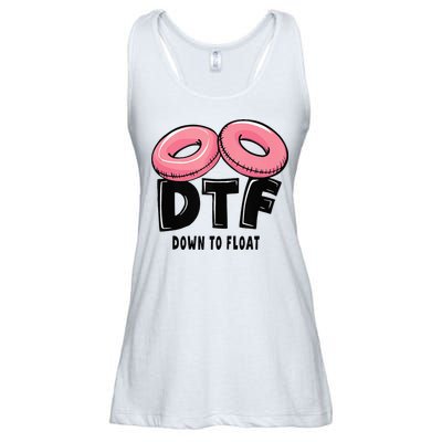 Dtf River Tubing Down To Float Summer Float Trip Ladies Essential Flowy Tank