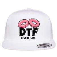 Dtf River Tubing Down To Float Summer Float Trip Flat Bill Trucker Hat