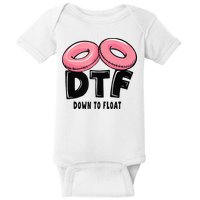 Dtf River Tubing Down To Float Summer Float Trip Baby Bodysuit