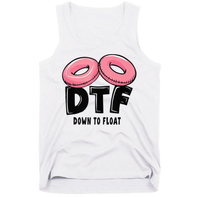 Dtf River Tubing Down To Float Summer Float Trip Tank Top