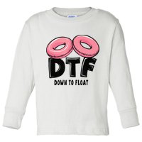 Dtf River Tubing Down To Float Summer Float Trip Toddler Long Sleeve Shirt
