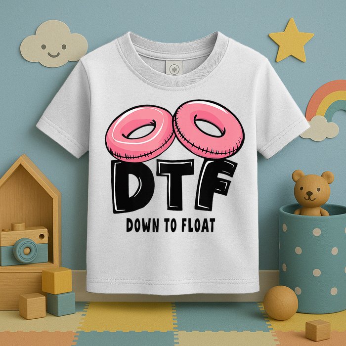 Dtf River Tubing Down To Float Summer Float Trip Toddler T-Shirt