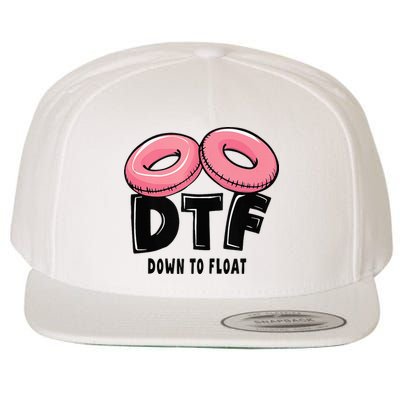 Dtf River Tubing Down To Float Summer Float Trip Wool Snapback Cap