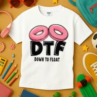 Dtf River Tubing Down To Float Summer Float Trip Kids T-Shirt