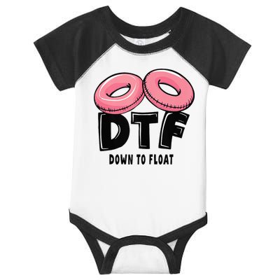 Dtf River Tubing Down To Float Summer Float Trip Infant Baby Jersey Bodysuit
