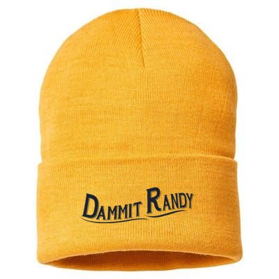 Dammit Randy Trending Funny Quote Sustainable Knit Beanie