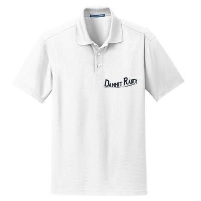 Dammit Randy Trending Funny Quote Dry Zone Grid Polo