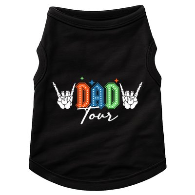Dad Rock Tour Best Gift For Fathers Doggie Tank