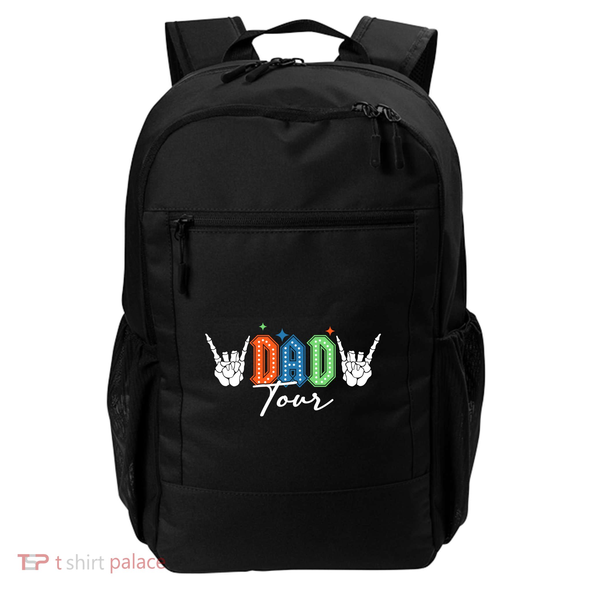 Dad Rock Tour Best Gift For Fathers Daily Commute Backpack