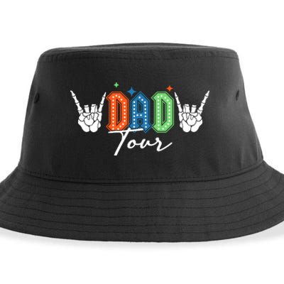 Dad Rock Tour Best Gift For Fathers Sustainable Bucket Hat