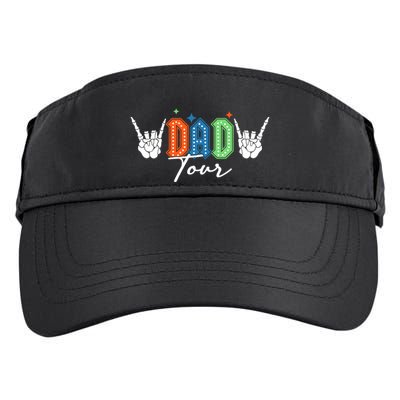 Dad Rock Tour Best Gift For Fathers Adult Drive Performance Visor