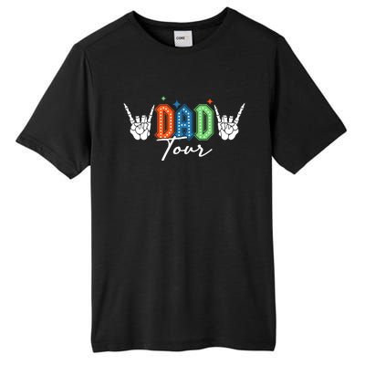 Dad Rock Tour Best Gift For Fathers Tall Fusion ChromaSoft Performance T-Shirt