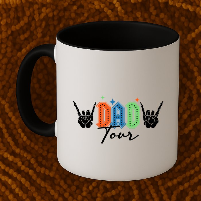 Dad Rock Tour Best Gift For Fathers Mug