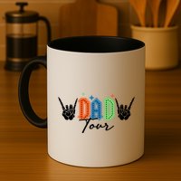 Dad Rock Tour Best Gift For Fathers Mug
