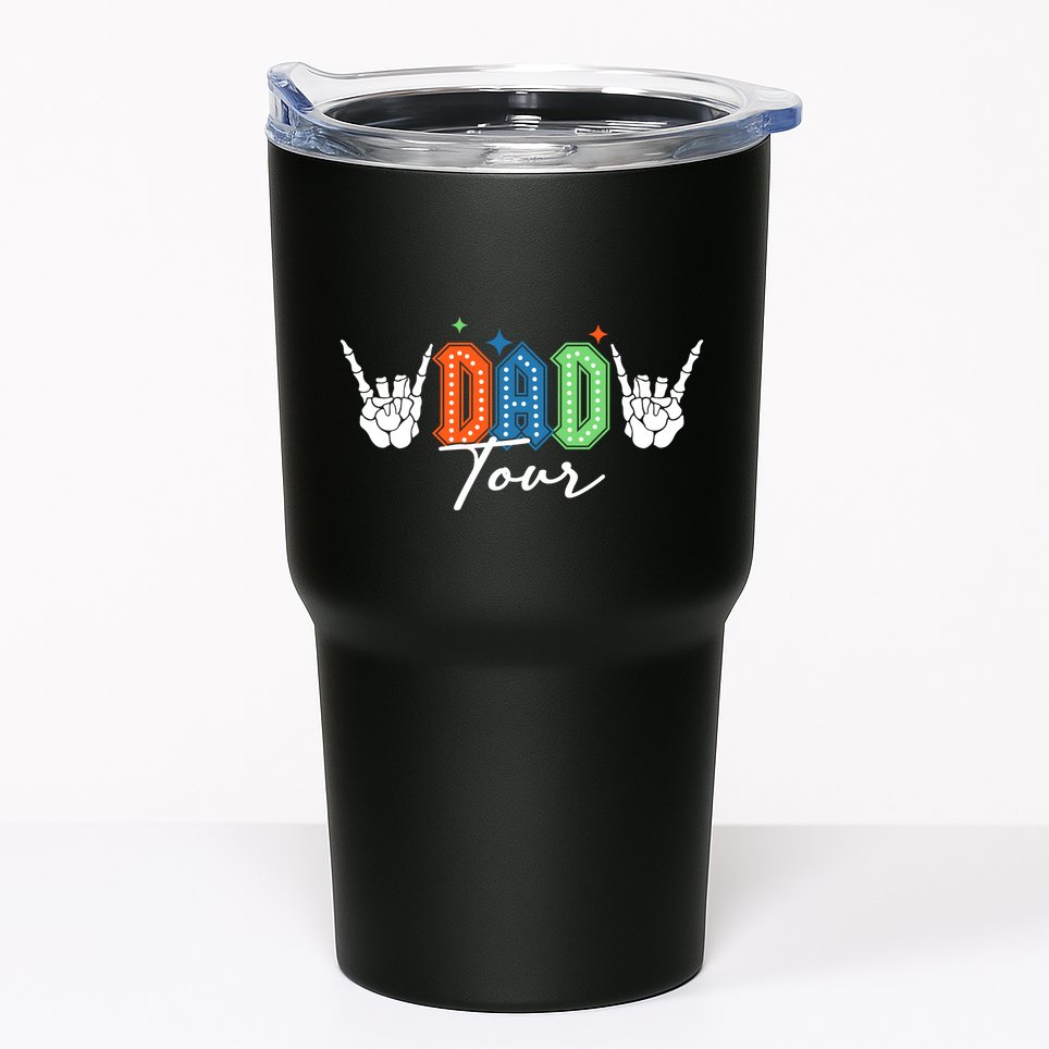 Dad Rock Tour Best Gift For Fathers Tumbler