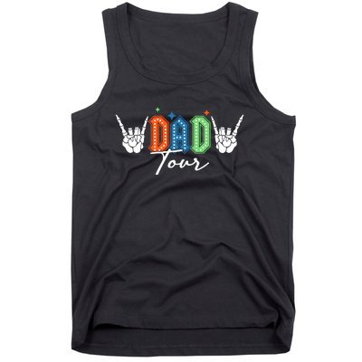 Dad Rock Tour Best Gift For Fathers Tank Top