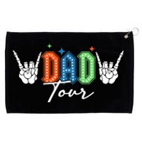 Dad Rock Tour Best Gift For Fathers Grommeted Golf Towel