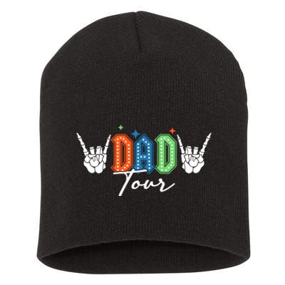 Dad Rock Tour Best Gift For Fathers Short Acrylic Beanie