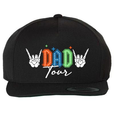 Dad Rock Tour Best Gift For Fathers Wool Snapback Cap
