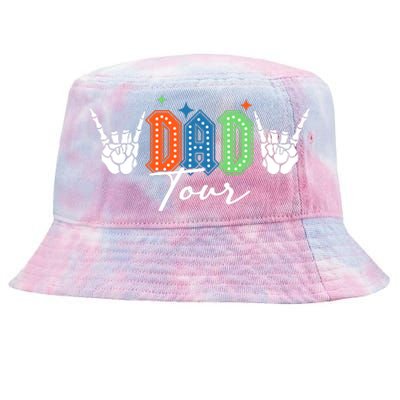 Dad Rock Tour Best Gift For Fathers Tie-Dyed Bucket Hat