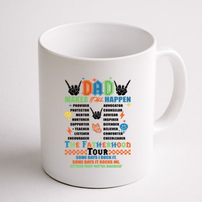 Dad Rock Tour Best Gift For Fathers Coffee Mug