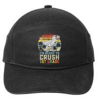 Dinosaur Ready To Crush First Grade 1st Day Of School 7-Panel Snapback Hat