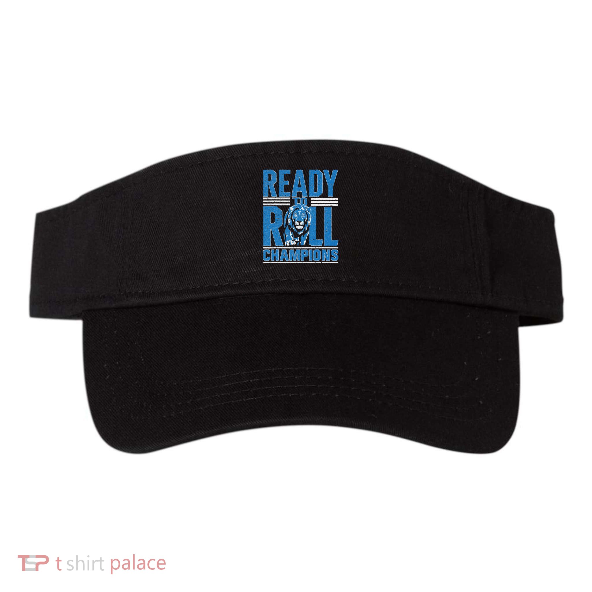 Detroit Ready To Roll Funny Lion Graphic Visor
