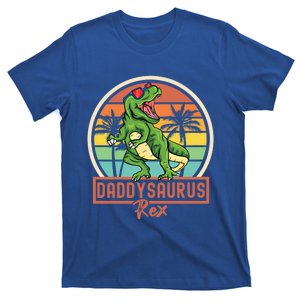 Daddysaurus Rex T Rex Dinosaur Daddy Saurus Family Matching Gift T-Shirt